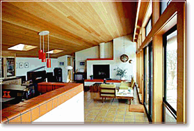 Passive solar space heating