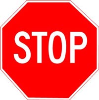 stop sign